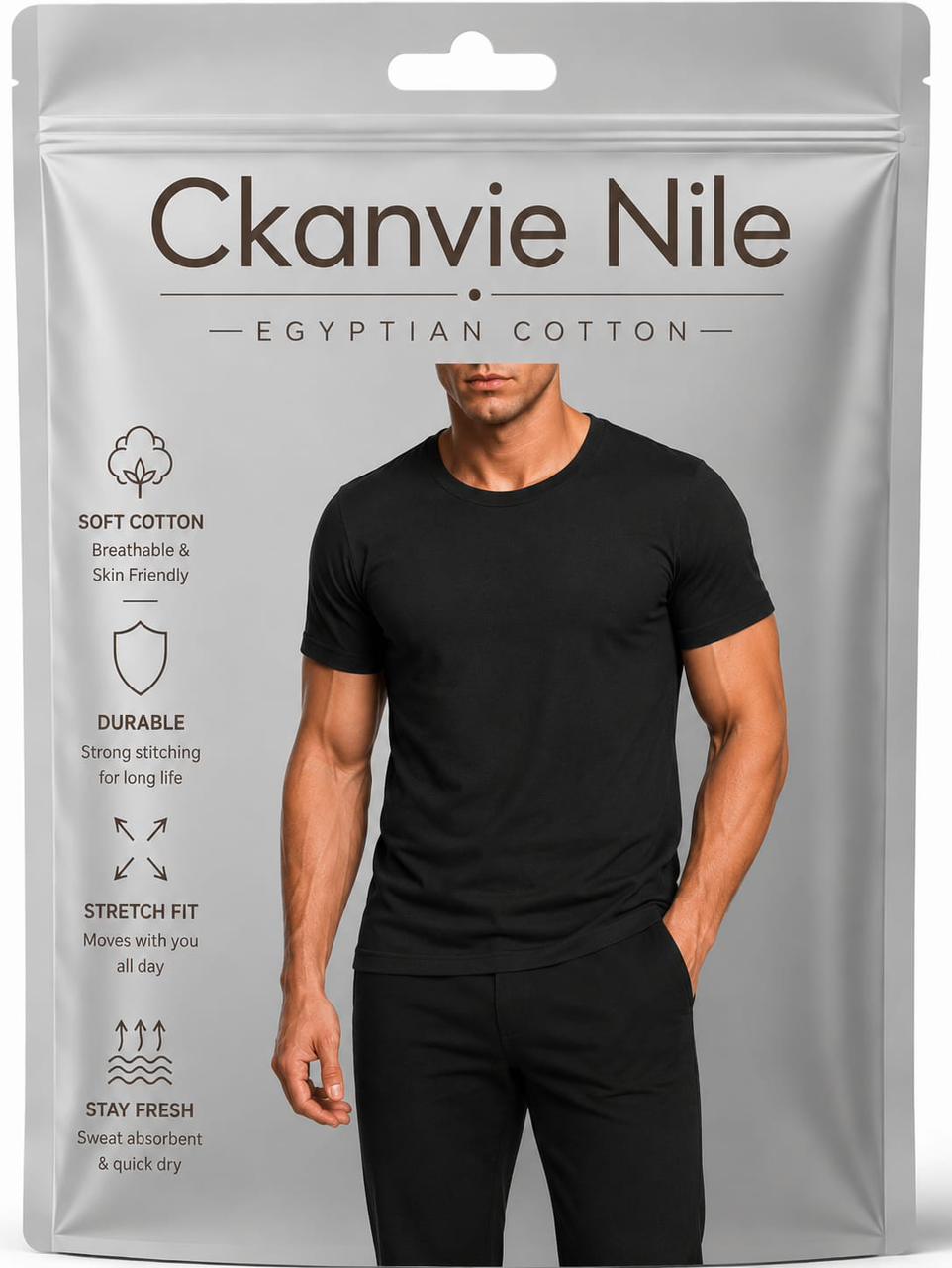 بدي نص كم Ckanvie Nile قطن مصري